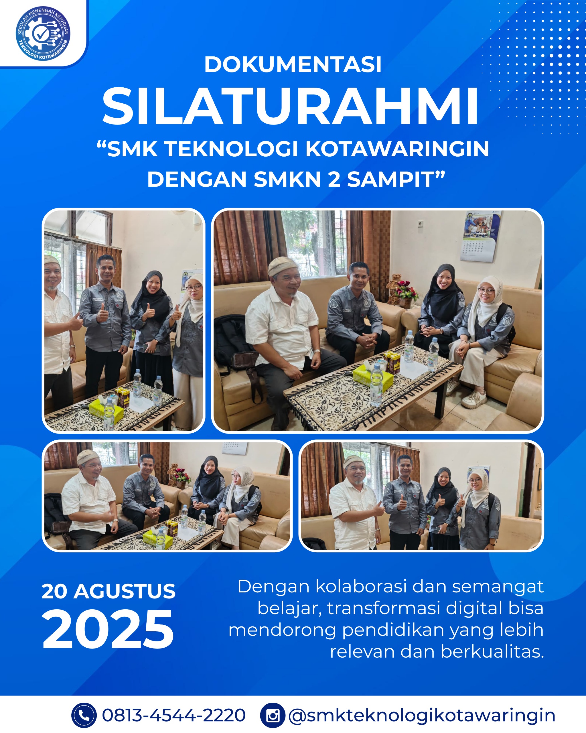Read more about the article SILATURAHMI “SMK TEKNOLOGI KOTAWARINGIN DENGAN SMKN 2 SAMPIT”